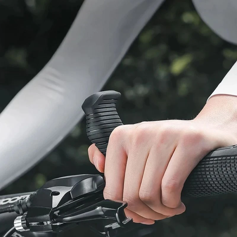 Ergonomiškos MTB dviračio rankenos Wozinsky WGR-M22, juodos