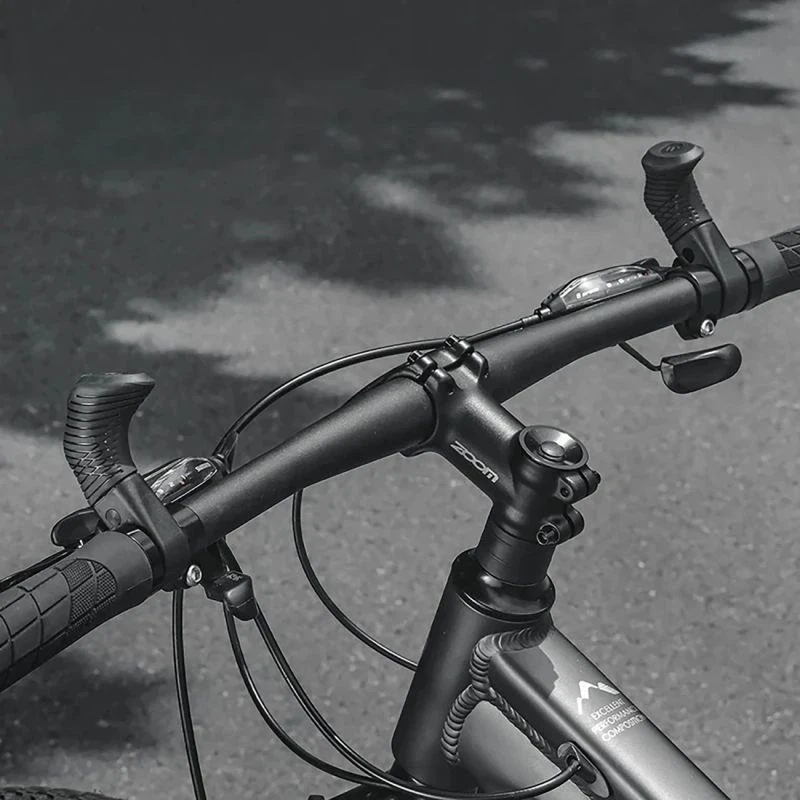 Ergonomiškos MTB dviračio rankenos Wozinsky WGR-M22, juodos