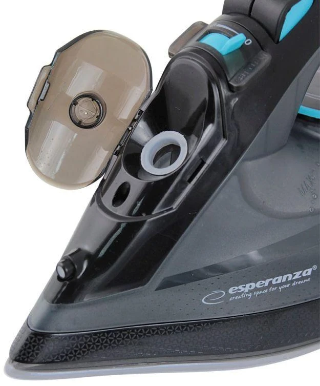 Esperanza EHI010 Garų lygintuvas Ceramic soleplate Pilkas, Juodas 2600 W
