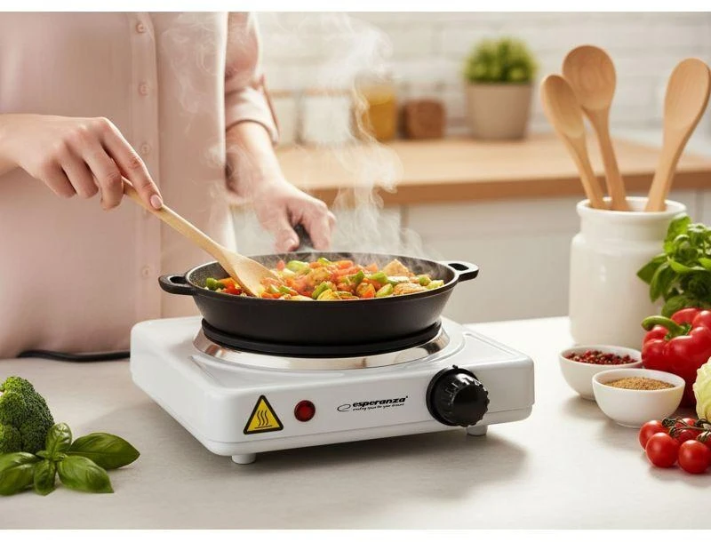 Esperanza EKH013W Baltas Electric stove