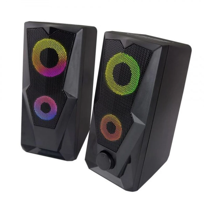 ESPERANZA Garsiakalbiai 2.0 USB LED Vaivorykštė BAILA EGS103