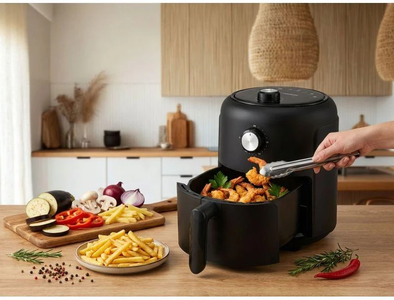 Esperanza EKA001 Riebalų neturinti gruzdintuvė 2,6L 1000W Juodas