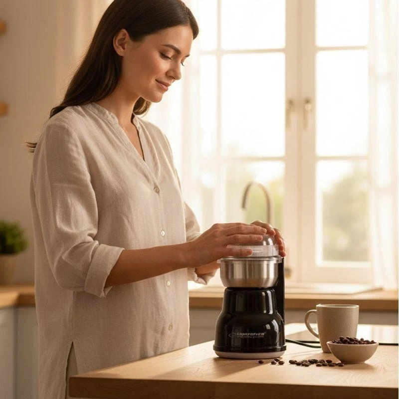 Kavamalė Grinder for coffee Esperanza Lungo EKC002K (160W, impact, juodos spalvos)