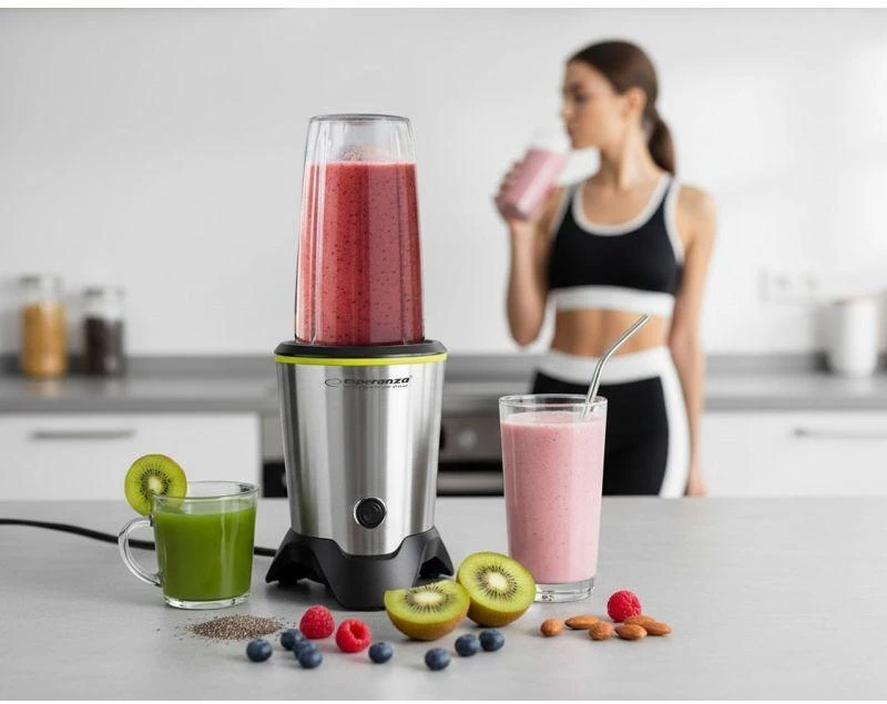 Kokteilinė Esperanza Nutri Master EKM028, Sidabrinės/Juodos spalvos