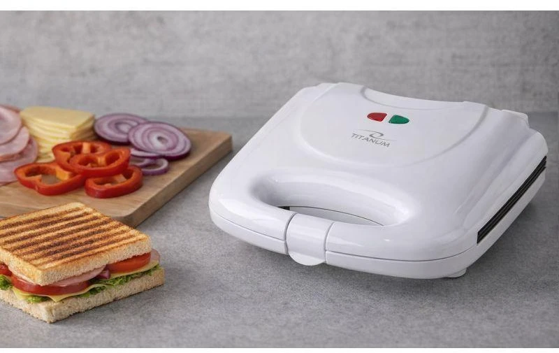 Sumuštinių keptuvas Titanum Toaster for sandwiches Esperanza Panini TKT004W (700W, baltos spalvos)