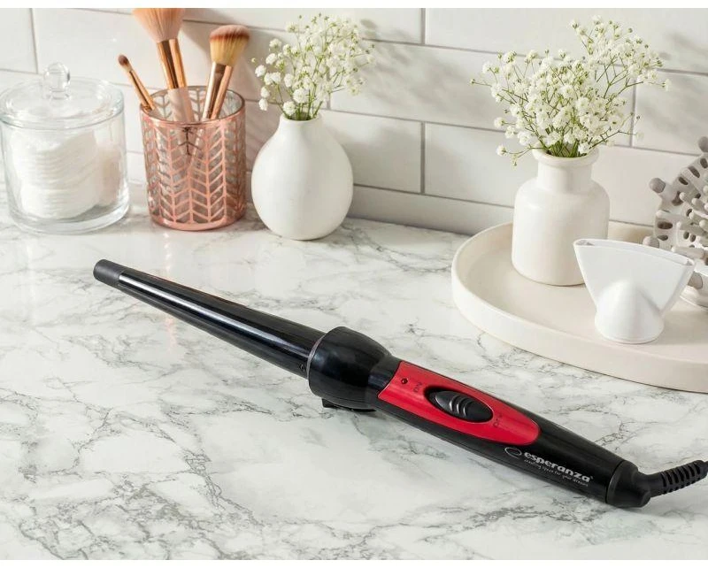 Curling iron conical Esperanza Salma EBL007 (25W, juodos spalvos)
