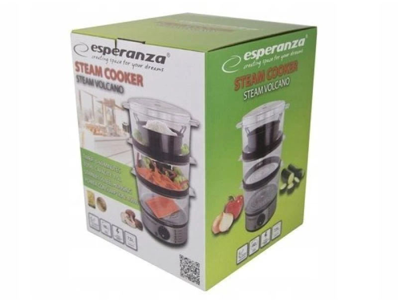 Garų Puodas - Esperanza 3 Nerūdijančio Plieno 400 W 7,5L