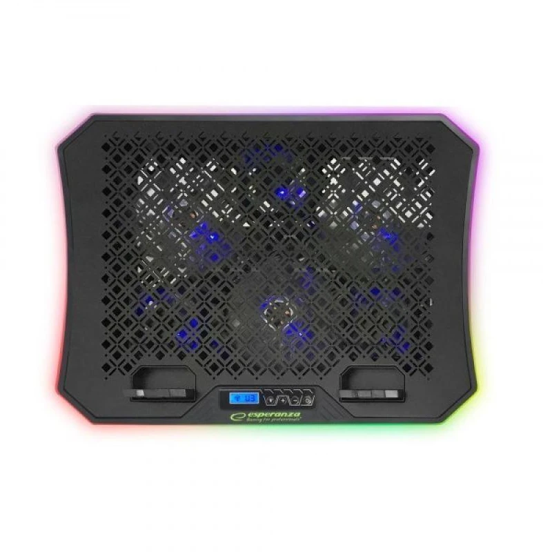 Ausinės ESPERANZA žaidimų aušinimo stovas su RGB telefonų laikikliu GALERNE EGC109