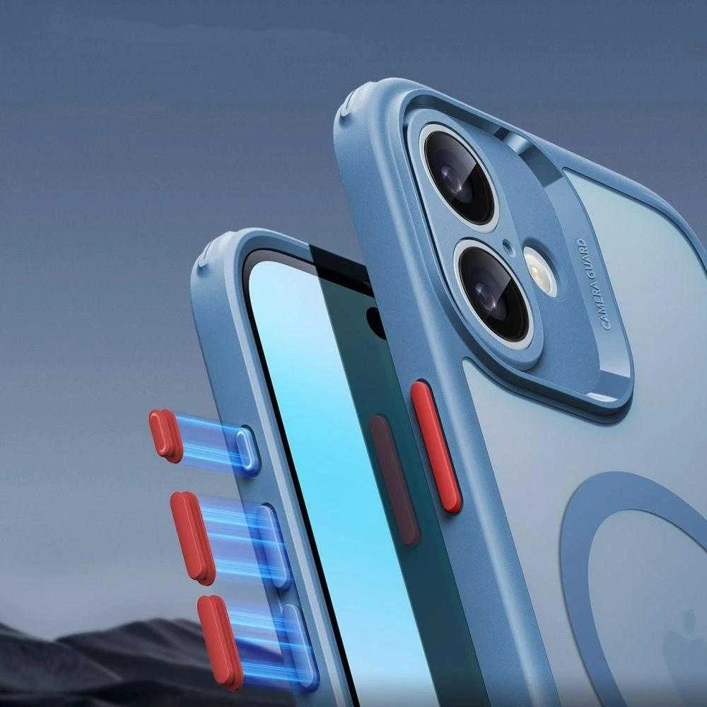 ESR Classic Pro Set Halolock MagSafe dėklas iPhone 16 - mėlynas