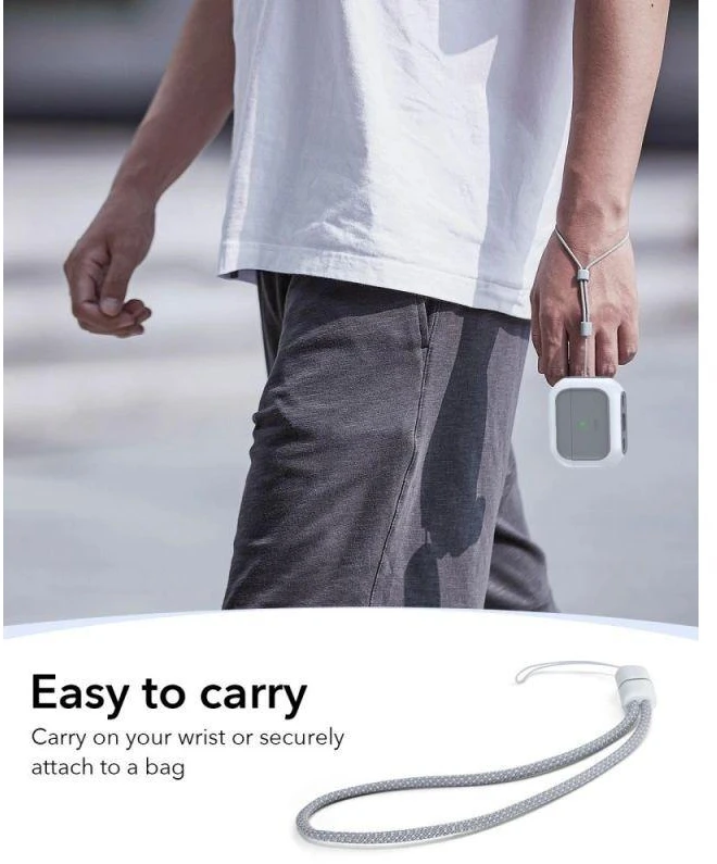 ESR Orbit HaloLock MagSafe dėklas AirPods Pro 3 - baltas
