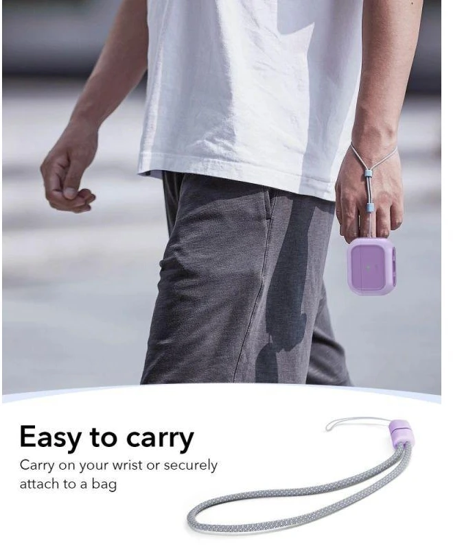 ESR Orbit Halolock MagSafe dėklas AirPods Pro - violetinis