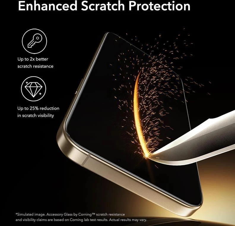 ESR UltraFit Armorite Pro Apsauginis stiklas skirtas Apple iPhone 17 Pro – Clear