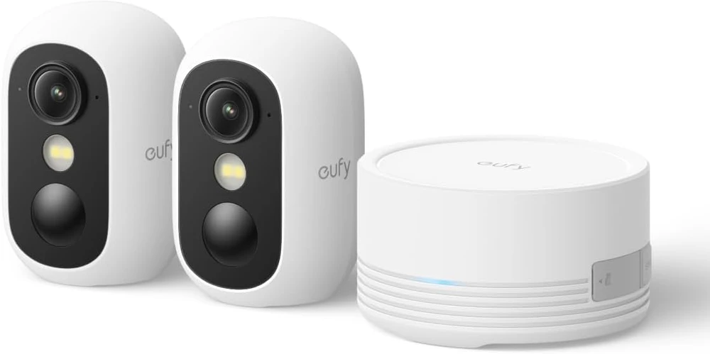 eufy lauko belaidė apsaugos kamera eufyCam C35, 1080p, Wi-Fi, IP67, 2 vnt.