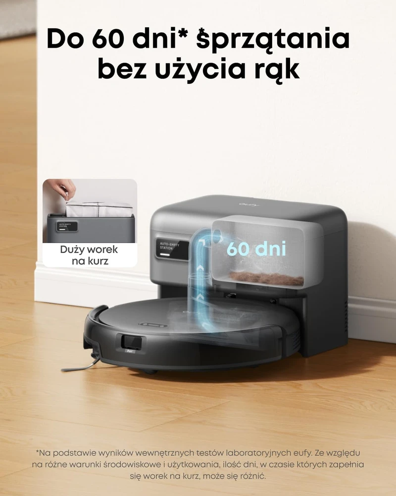 Dulkių siurblys - robotas Eufy C10, Juodas