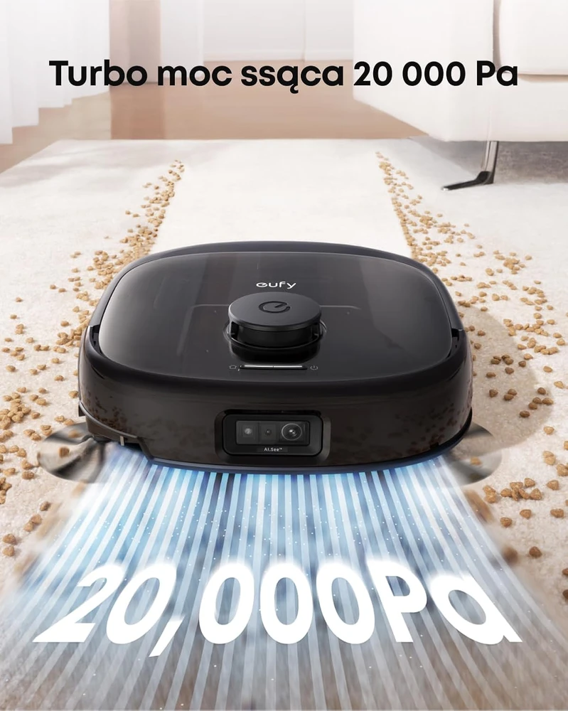 Dulkių siurblys-robotas Eufy Omni E25, Juodas
