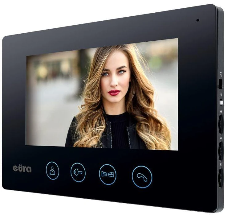 EUA WIDEODOMOFON EURA VDP-90A3 DELTA + juoda monitorius TUYA