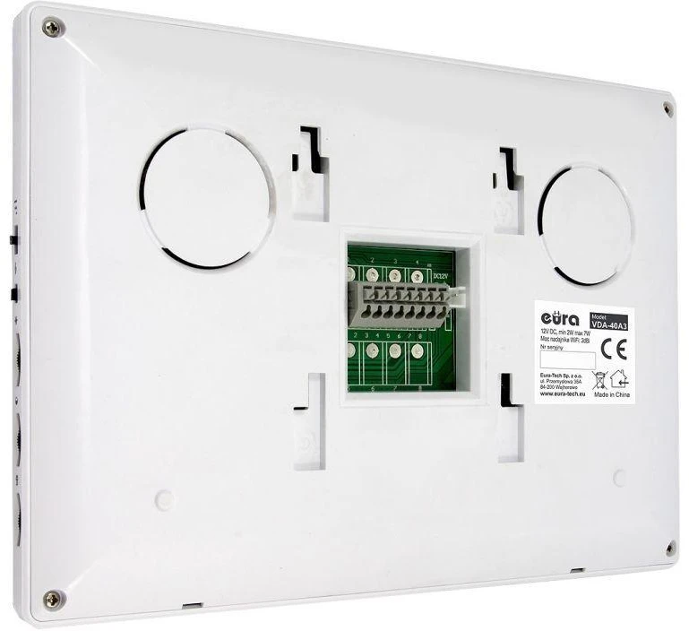 EUA WIDEODOMOFON EURA VDP-90A3 DELTA + juoda monitorius TUYA