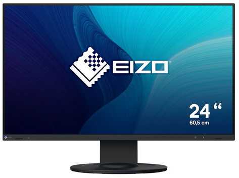 Monitorius EIZO FlexScan EV2400R-BK - 23.8". 1920 x 1080. FullHD. 16:9. (juoda)
