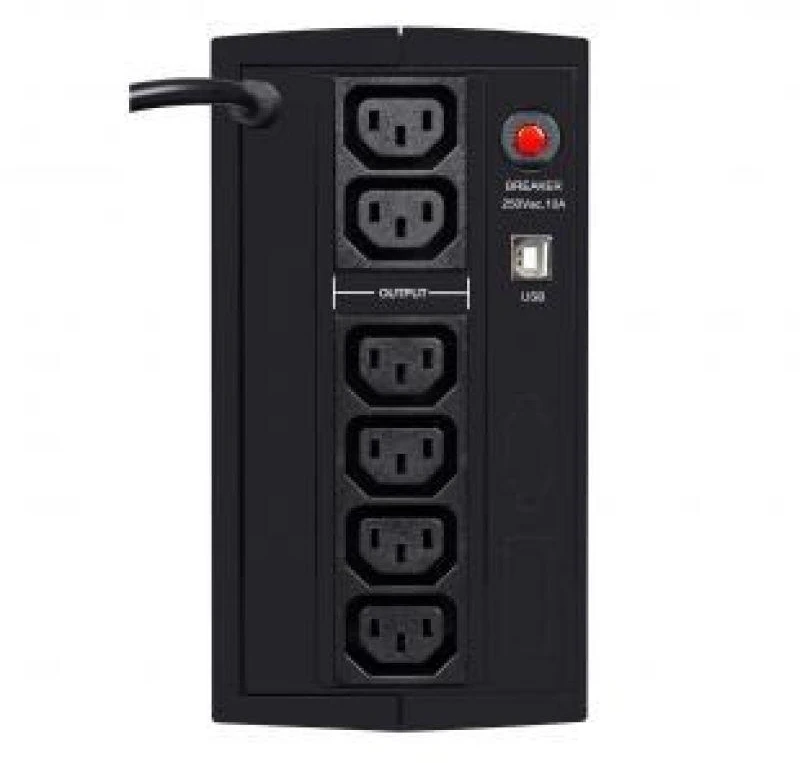 EVER DUO 850 AVR USB UPS nepertraukiamo maitinimo šaltinis (TWR; 850VA) (T/DAVRTO-000K85/00)