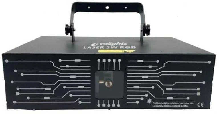 Carruzzo EVOLIGHTS LASER 3W RGB professional stage axles