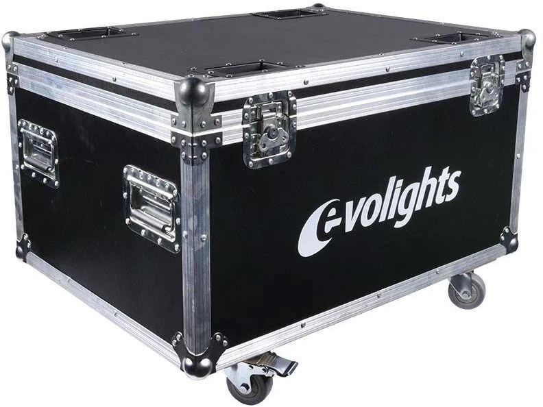 EVOLIGHTS 60x10W RGBW LED sieninis plautuvas, dėklas
