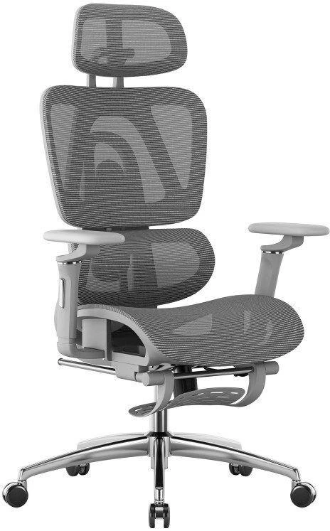 Biuro kėdė „Mark Adler Expert 7.9 Pilkas“, ergonominė kėdė, pilka