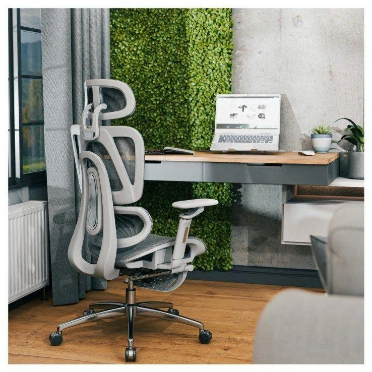 Biuro kėdė „Mark Adler Expert 7.9 Pilkas“, ergonominė kėdė, pilka
