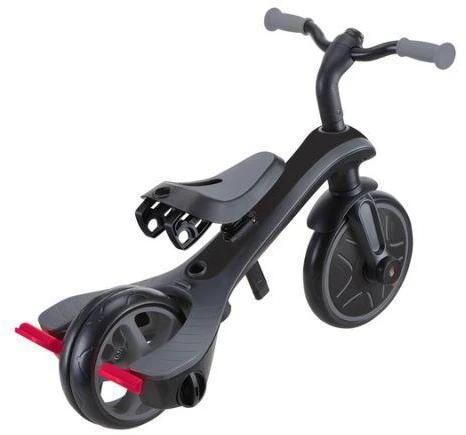 Daugiafunkcinis triratukas Globber Explorer Trike 4in1, pilkas, 633-120