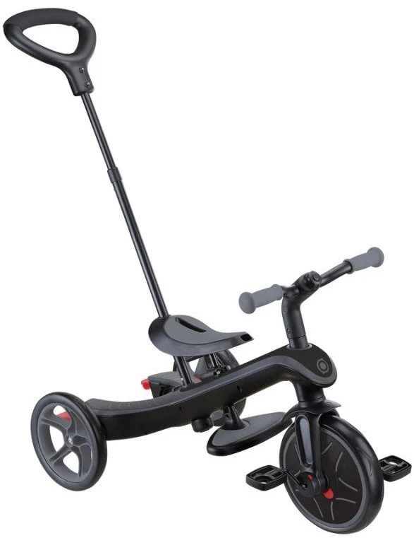 Daugiafunkcinis triratukas Globber Explorer Trike 4in1, pilkas, 633-120