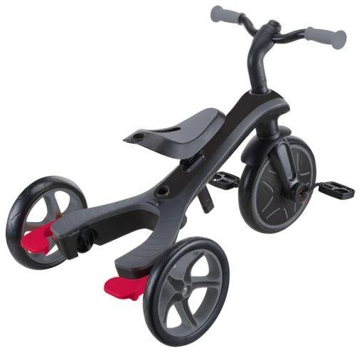 Daugiafunkcinis triratukas Globber Explorer Trike 4in1, pilkas, 633-120