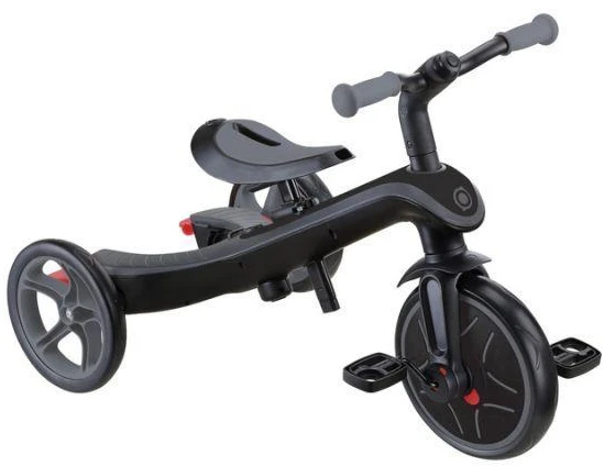 Daugiafunkcinis triratukas Globber Explorer Trike 4in1, pilkas, 633-120