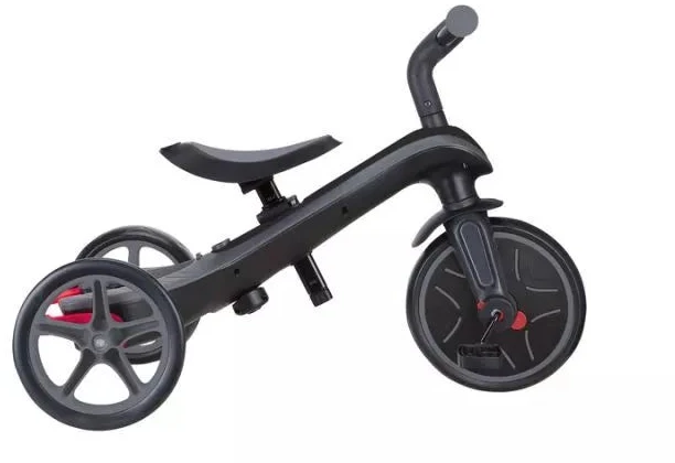 Daugiafunkcinis triratukas Globber Explorer Trike 4in1, pilkas, 633-120