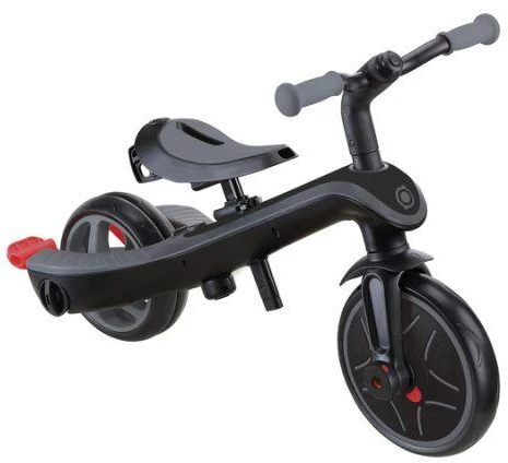 Daugiafunkcinis triratukas Globber Explorer Trike 4in1, pilkas, 633-120