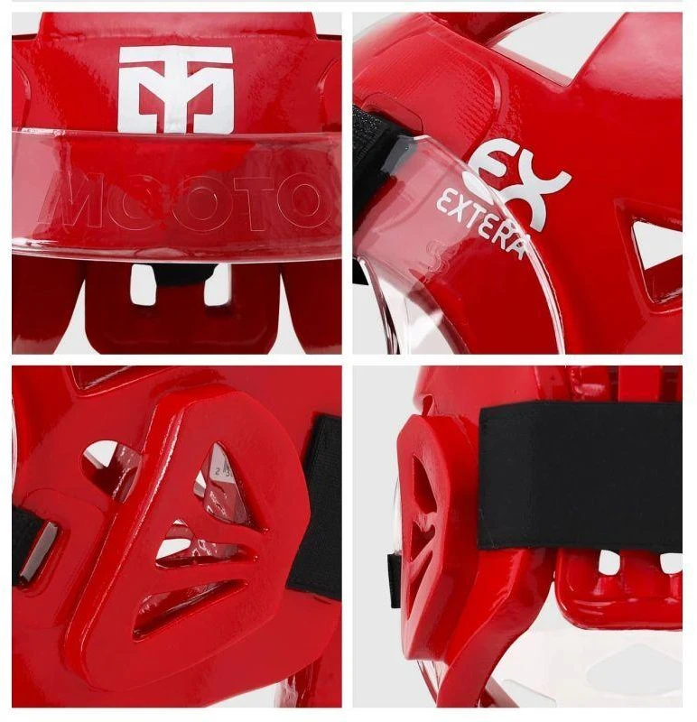 „Extera 3 Pro“ Pasaulio taekvondo (WT) šalmas su veido apsauga | MOOTO