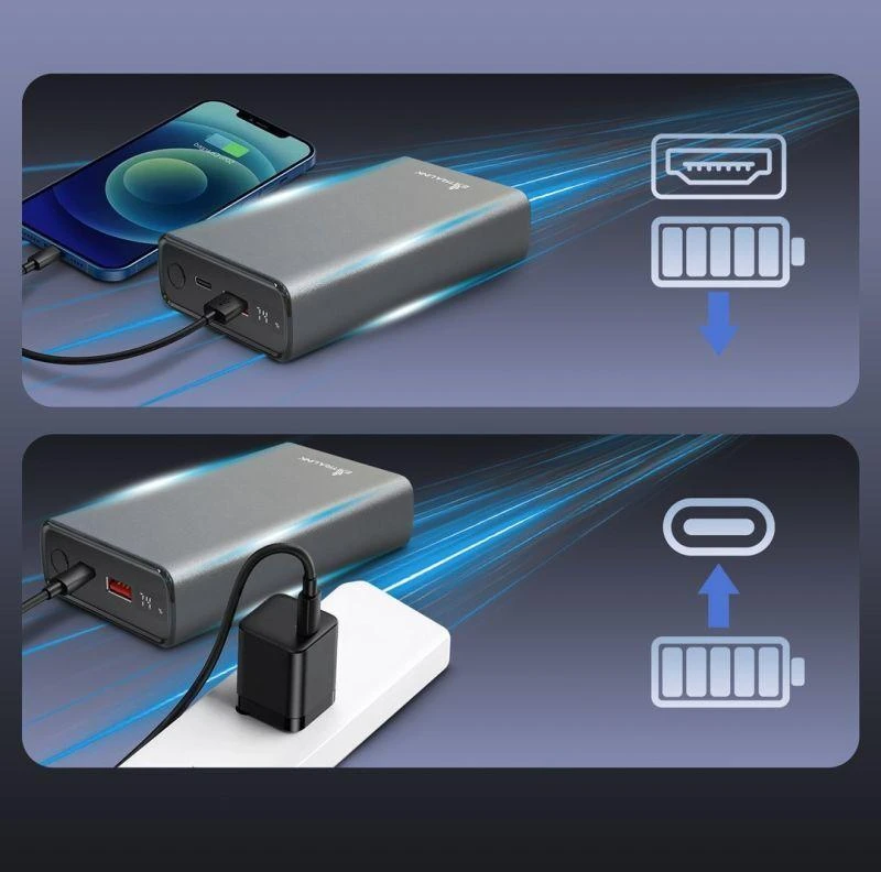 Atsarginis maitinimo šaltinis ("Power Bank") Atsarginis maitinimo šaltinis ("Power Bank") ExtraLink EPB-126 20000mAh