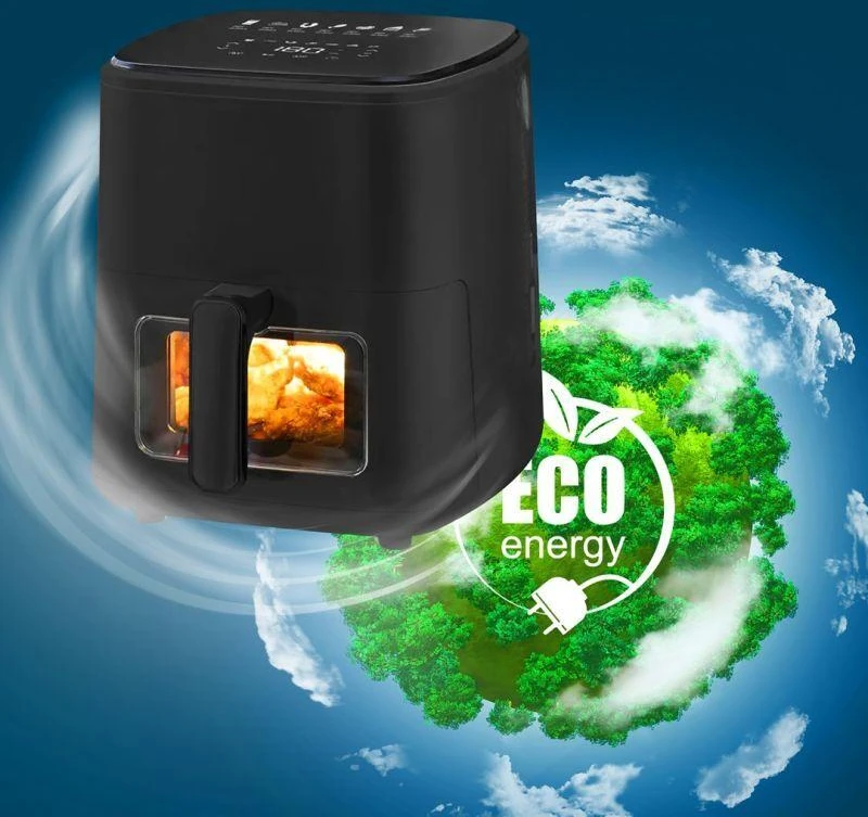 Extralink Home SJ-500 5L Vienas 1500 W Karšto oro gruzdintuvė Juoda