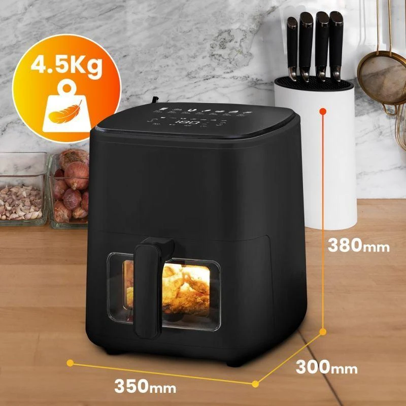Extralink Home SJ-500 5L Vienas 1500 W Karšto oro gruzdintuvė Juoda