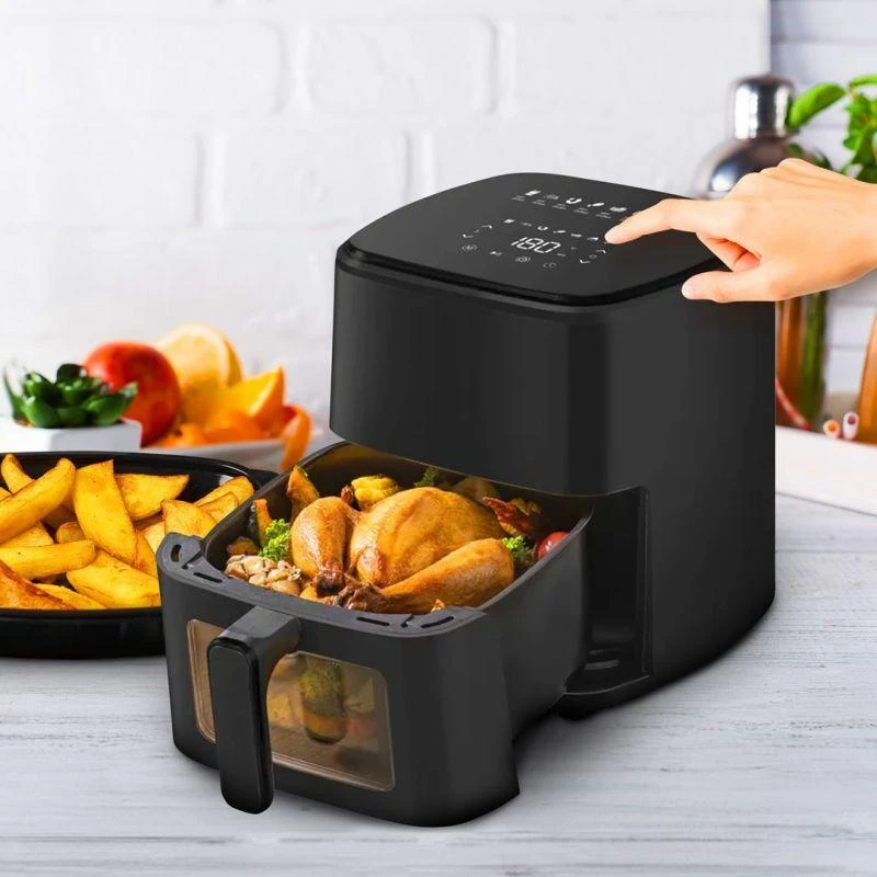 Extralink Home SJ-500 5L Vienas 1500 W Karšto oro gruzdintuvė Juoda
