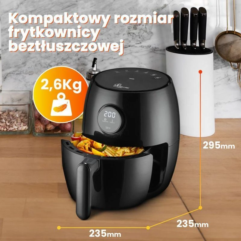 Gruzdintuvė Extralink Smart Life SJ-200 juoda