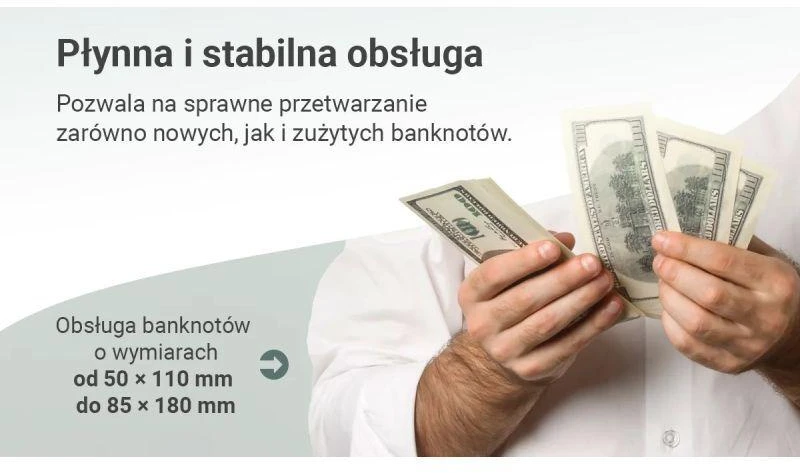 Extralink LOCKSTAR PROFESJONALNA LICZARKA NOMINALOWA DO BANKNOTÓW UV, IR, MG X-300 Banknotų skaičiavimo mašina Balta