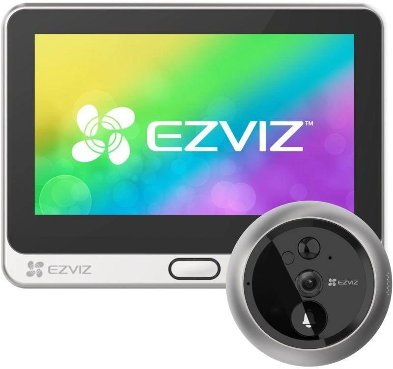 EZVIZ DP2C 2 MP Vaizdo domofonas 10,9 cm (4,3 colio), Auksinis