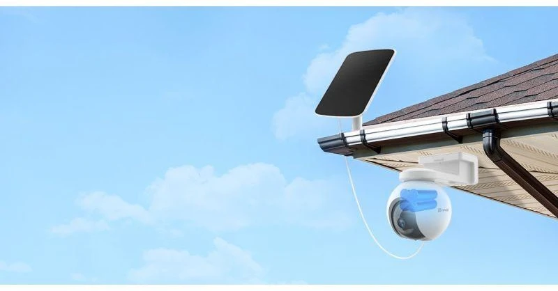 EZVIZ | IP kamera | CS-EB8 4G/LTE su baterija | 3 MP | 4 mm | IP65 | H.265 / H.264 | „MicroSD“, maks. 512 GB | Baltas