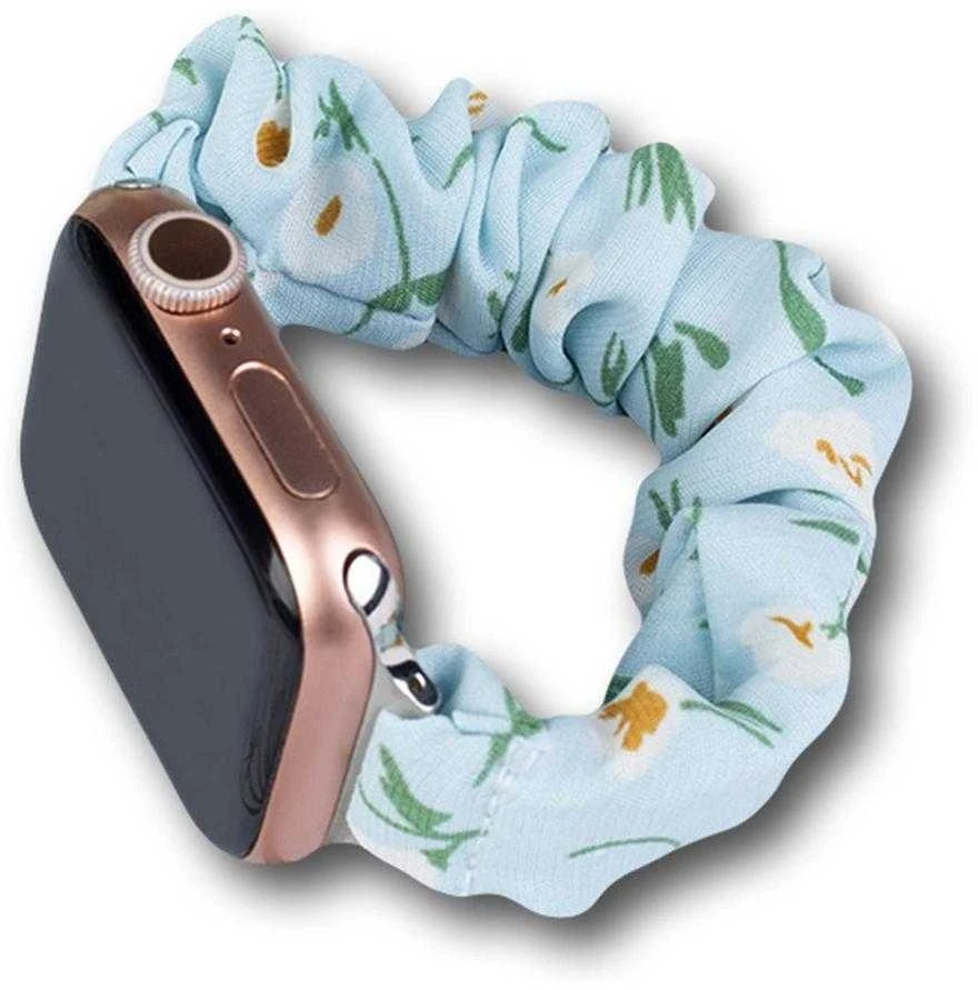 Hurtel Apyrankė laikrodžiui Apple Watch 7 band 7/6/5/4/3/2 / SE (45/44 / 42mm) strap bracelet bracelet with elastic mėlynos spalvos