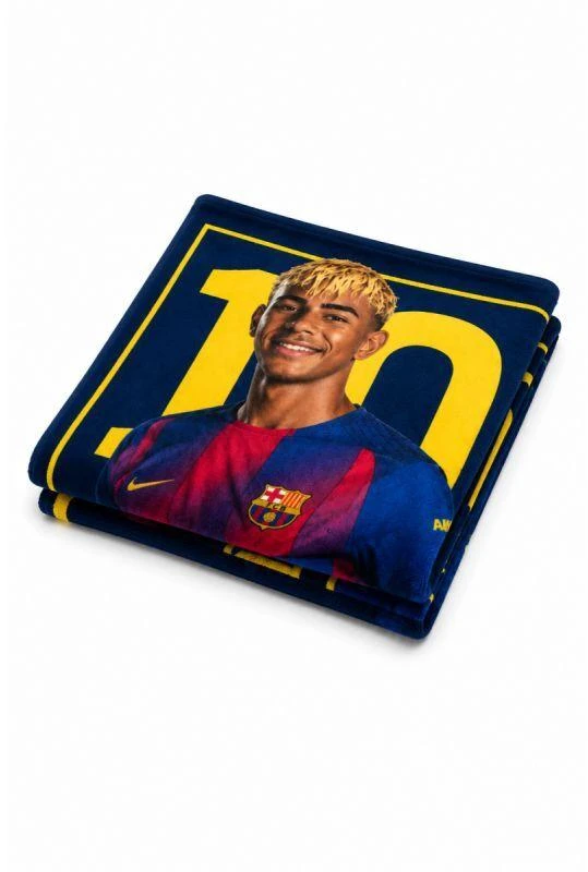 FC Barcelona paplūdimio rankšluostis Yamal iš mikropluošto 70x140 124609
