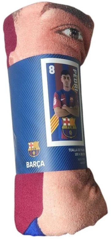 FC Barcelona Pedri paplūdimio rankšluostis iš mikropluošto 70X140 120010