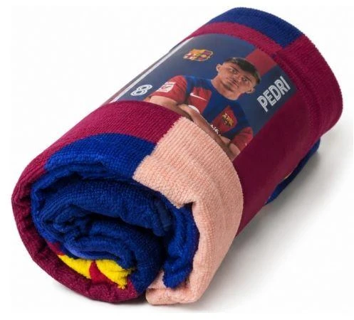 FC Barcelona Pedri paplūdimio rankšluostis iš mikropluošto 70X140 120010