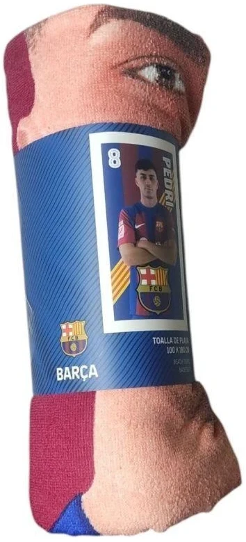FC Barcelona Pedri paplūdimio rankšluostis iš mikropluošto 70X140 120010