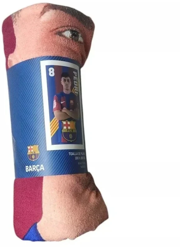 FC Barcelona Pedri paplūdimio rankšluostis iš mikropluošto 70X140 120010
