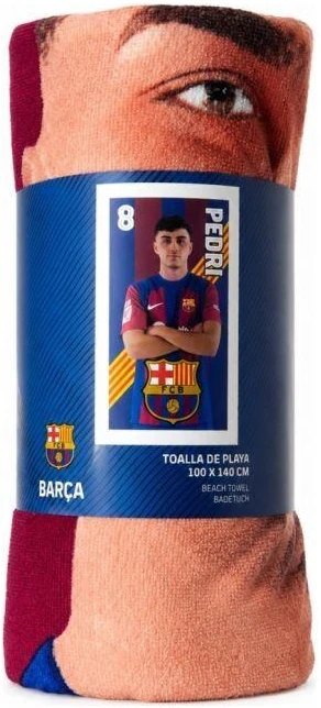 FC Barcelona Pedri paplūdimio rankšluostis iš mikropluošto 70X140 120010