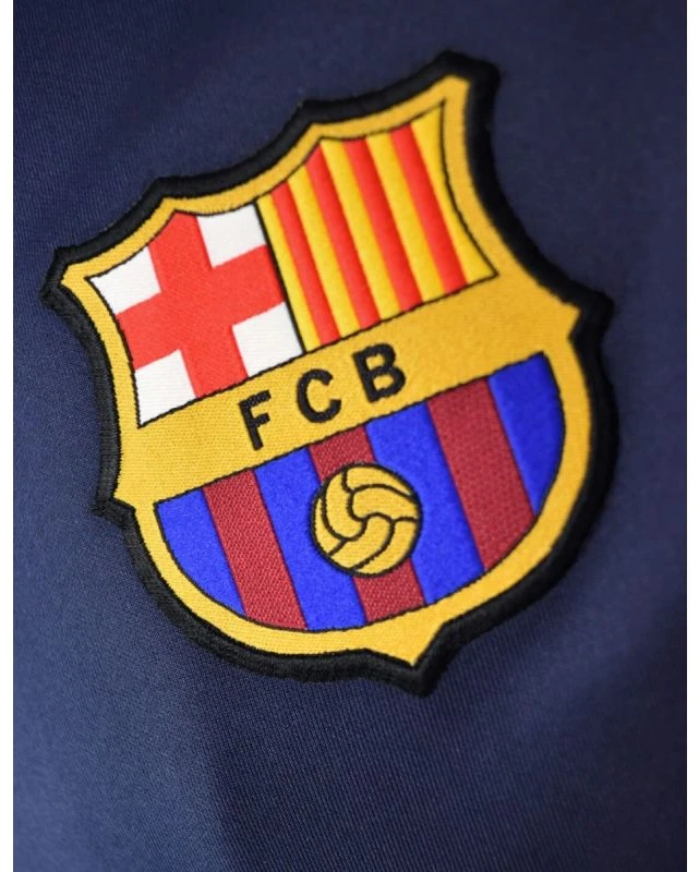 FC Barcelona vyriškas džemperis su užtrauktuku, tamsiai mėlynas